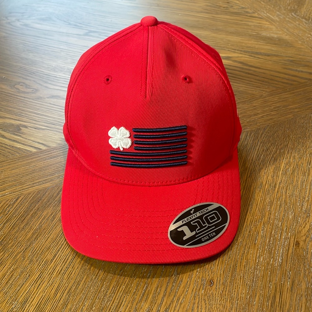 Live Lucky Baseball Cap. Black Clover red lucky hat. Snap Back.